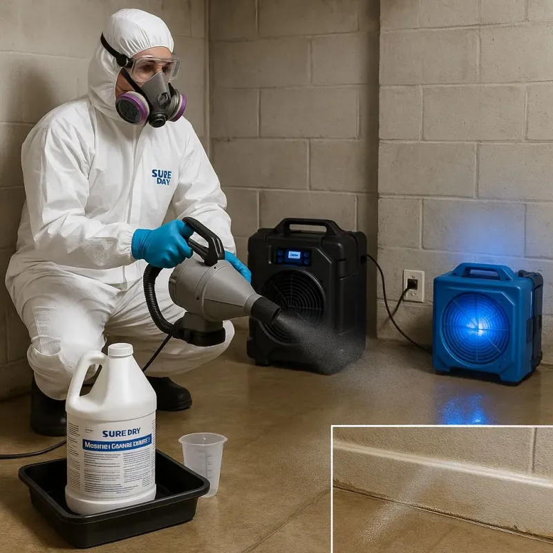 Sanitization and Odor Removal process in Natalbany, LA